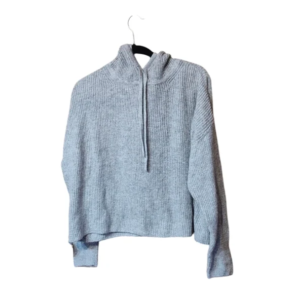 Banana Republic Alpaca Cozy Knit Hooded Sweater Size L - Picture 3 of 8